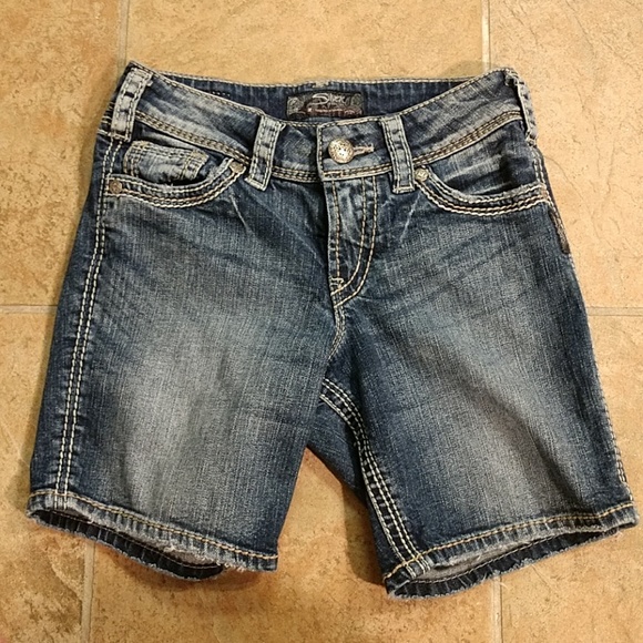 silver brand jean shorts